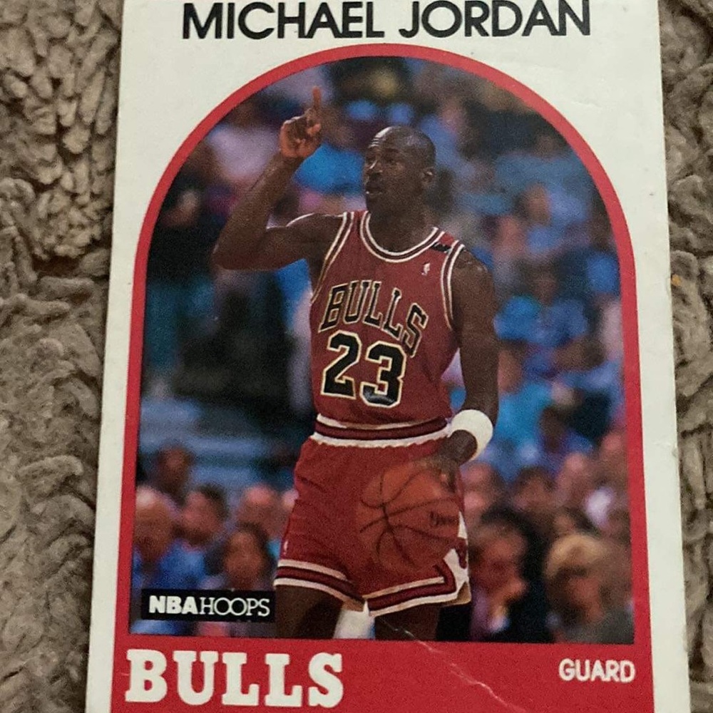 Rare 1989 hoops Michael Jordan card